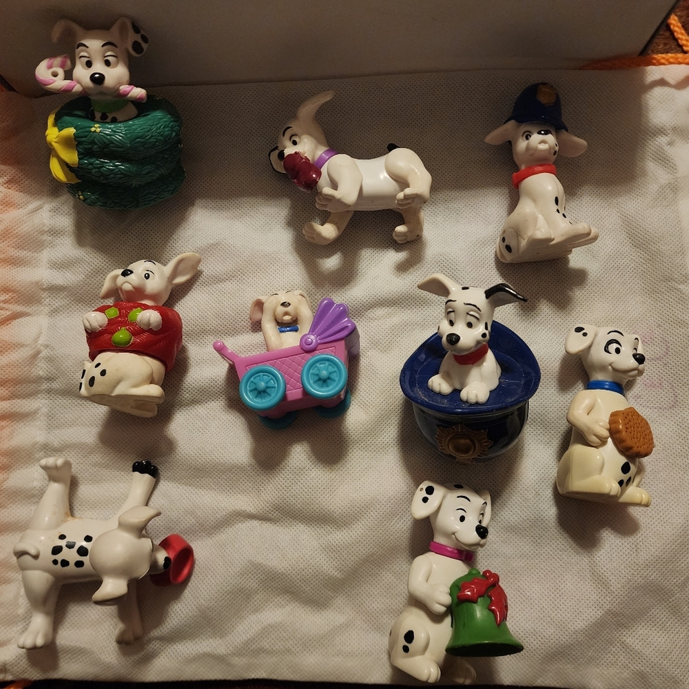 Dalmatian Puppy Figurine Set